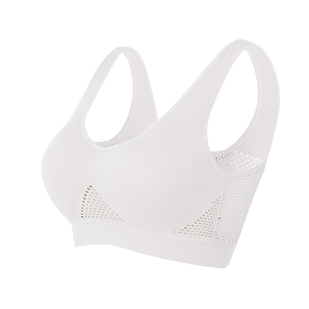 Women’s Seamless Push-Up Sports Bra – Padded Yoga & Running Workout Top