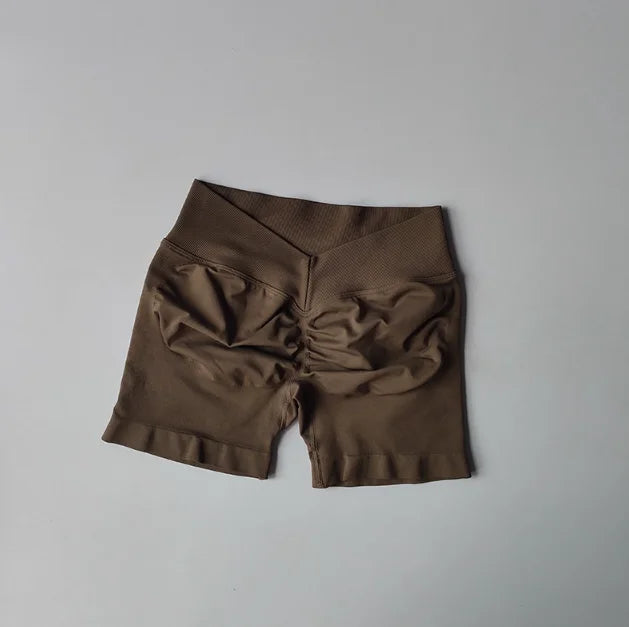 Women’s Seamless V-Waist Workout Shorts
