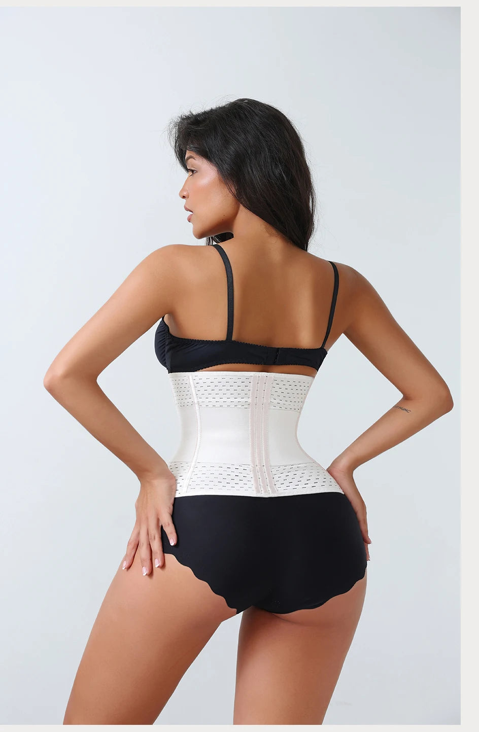 Women’s Adjustable Waist Trainer – Double Belt Neoprene Tummy Control Corset