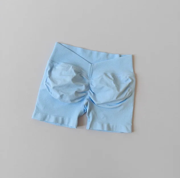 Women’s Seamless V-Waist Workout Shorts
