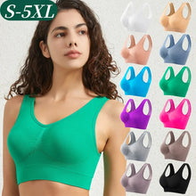 Women’s Seamless Push-Up Sports Bra – Wireless Breathable Bralette