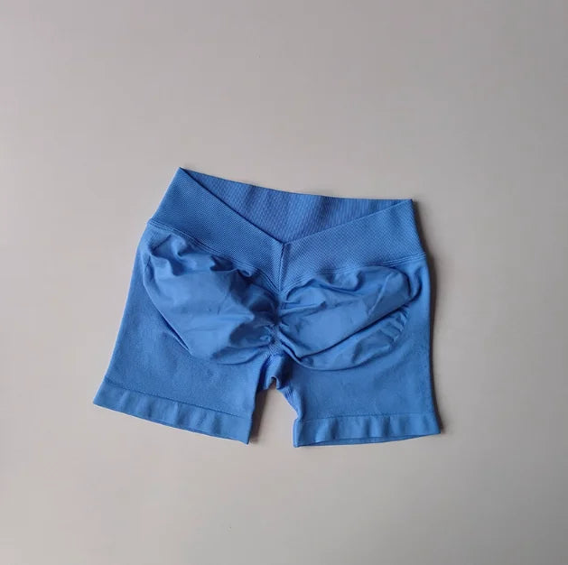 Women’s Seamless V-Waist Workout Shorts