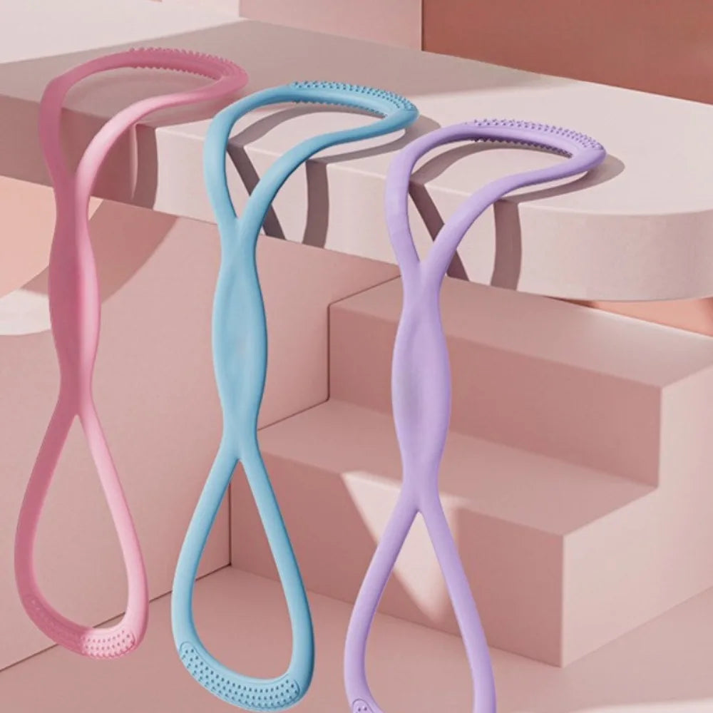 Figure 8 Yoga Resistance Band 15/25/35LB Soft Silicone