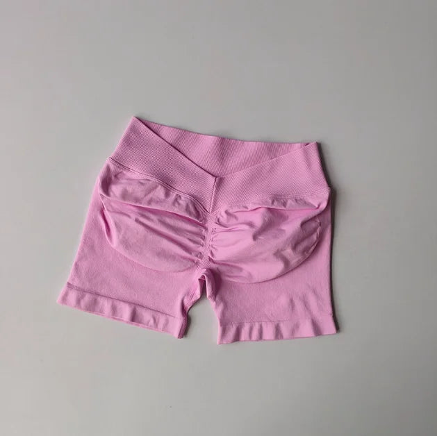 Women’s Seamless V-Waist Workout Shorts
