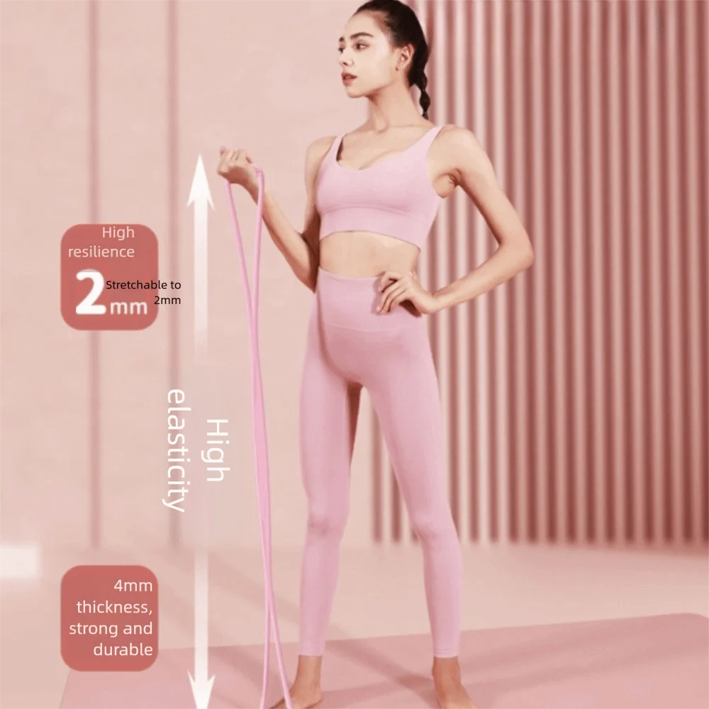 Figure 8 Yoga Resistance Band 15/25/35LB Soft Silicone