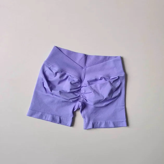 Women’s Seamless V-Waist Workout Shorts
