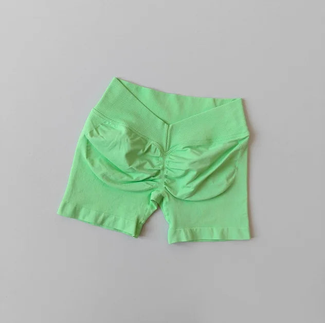 Women’s Seamless V-Waist Workout Shorts