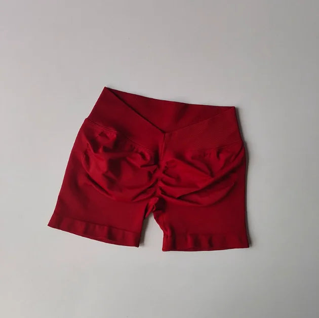 Women’s Seamless V-Waist Workout Shorts