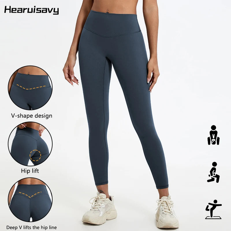 Women’s High-Waist Push-Up Sports Leggings – Soft Gym & Yoga Workout Pants