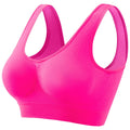 Women’s Seamless Push-Up Sports Bra – Wireless Breathable Bralette