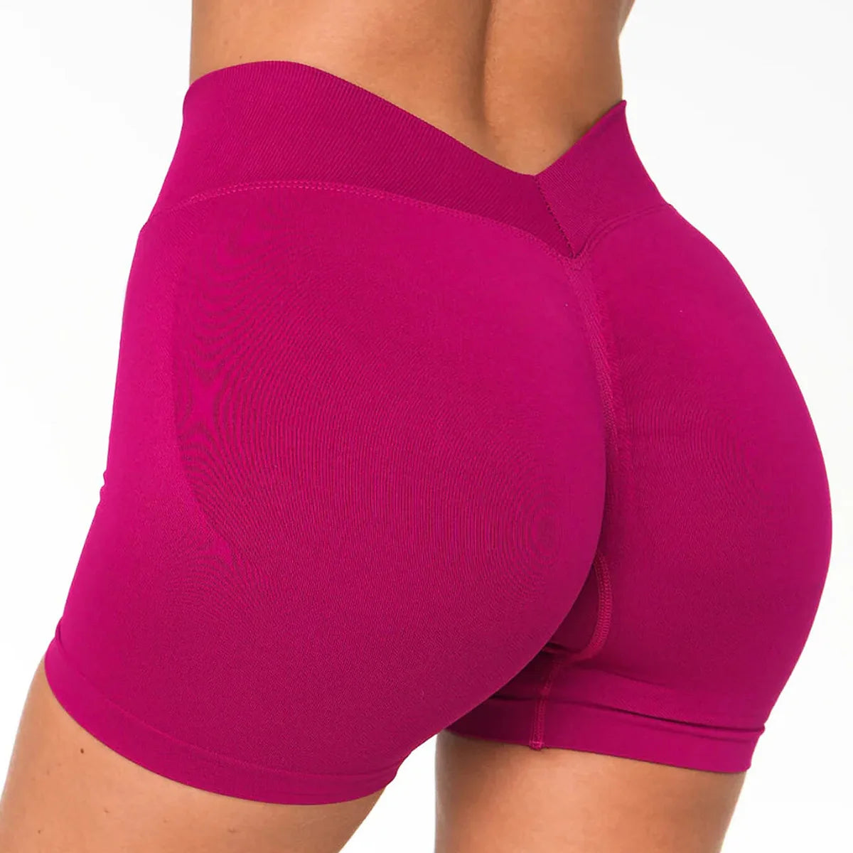 Women’s Seamless V-Waist Workout Shorts