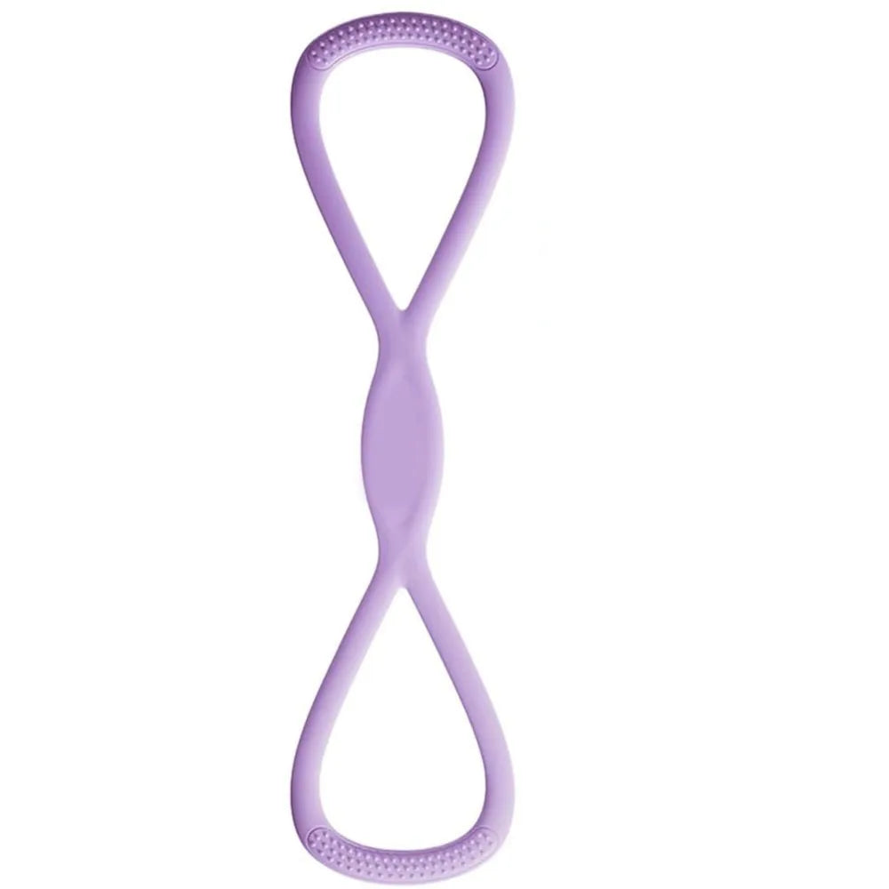 Figure 8 Yoga Resistance Band 15/25/35LB Soft Silicone